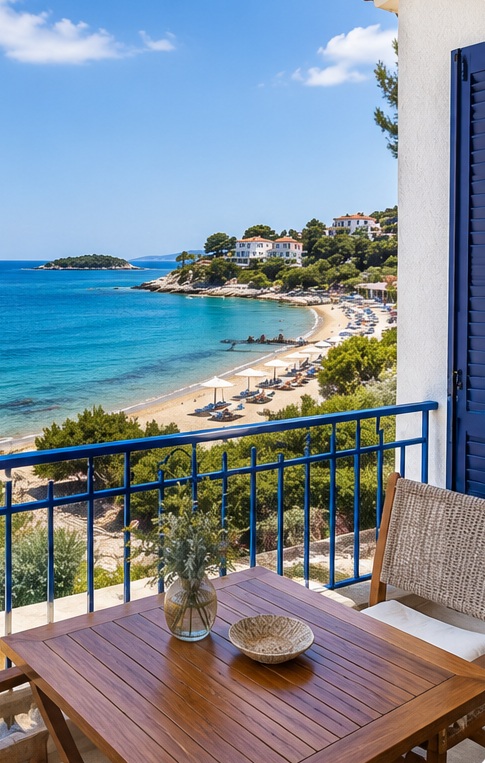 Beachfront Apartments in Skiathos