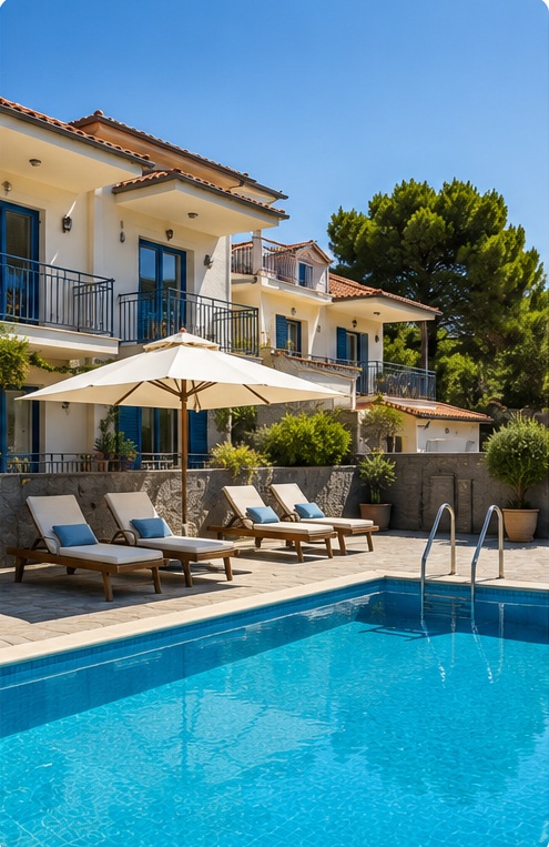 Pool Apartments in Skiathos
